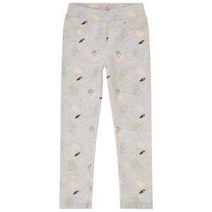Legging en french terry imprimé fantaisie pour fille Main Legging en french terry imprimé fantaisie pour fille