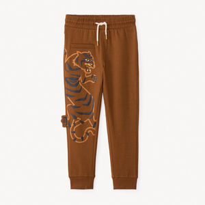 Jogging molleton avec animal ludique pour garçon 