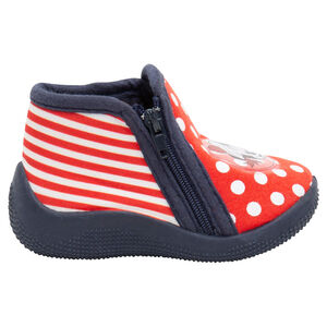 Ψηλά παντοφλάκια με πουά, ρίγες και απλικέ σήμα Μίνι  