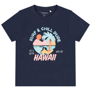 Κοντομάνικο μπλουζάκι με φαντεζί σχέδιο για αγόρι 