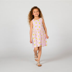 Robe de plage en coton imprimé pour fille Main Robe de plage en coton imprimé pour fille