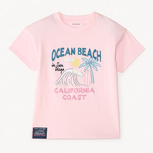 T-shirt manches courtes print océan pour garçon 