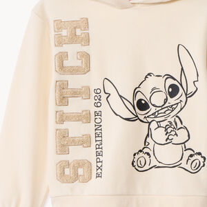 Sweat à capuche Stitch Disney avec broderie pour fille Main Sweat à capuche Stitch Disney avec broderie pour fille