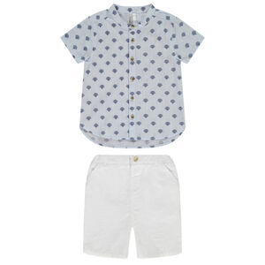 Ensemble 2 pièces avec chemise imprimée pour bébé garçon 
