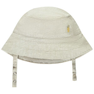 Καπέλο πάνινο με κέντημα ανανά για μωρό αγόρι 