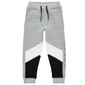 Παντελόνι φόρμας molleton τρίχρωμο για αγόρι 