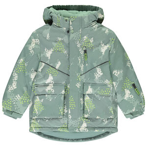 Μπουφάν σκι με επένδυση και φαντεζί σχέδιο για αγόρι 