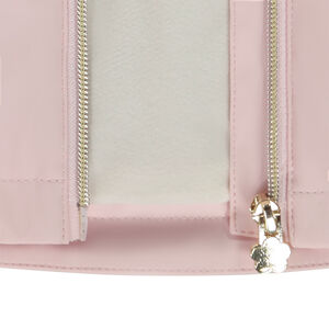 Πάρκα από καουτσούκ με βολάν και επένδυση από sherpa για κορίτσι μωρό 