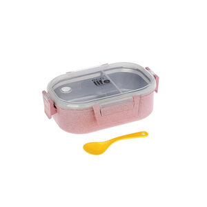 Light Pink Φαγητοδοχείο 900ml Με χώρισμα  Main Light Pink Φαγητοδοχείο 900ml Με χώρισμα