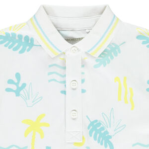 Πολο κοντομάνικο με φαντεζί σχέδιο για αγόρι 