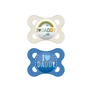 Πιπίλα Ι Love Mummy & Daddy Σιλικόνης 2-6 μηνών 