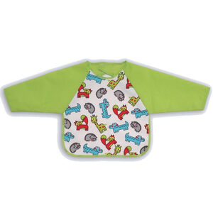 X-Treme Baby Σαλιαρα Πετσετα Πλαστικο Με Μανικια 30 X 34 Cm Ζουγκλα 