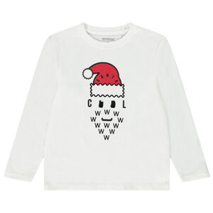 T-shirt manches longues Noël avec sequins magiques pour garçon Main T-shirt manches longues Noël avec sequins magiques pour garçon