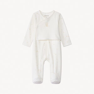 Φορμάκι με φερμουάρ και εκτύπωση effet 2-σε-1 για μωρό 