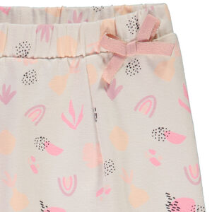 Σορτς σπορ με φαντεζί σχέδιο για bebe κορίτσι 