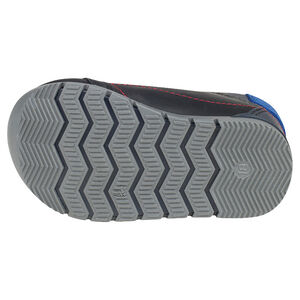 Bottillons à lacets en cuir avec empiècements contrastés 