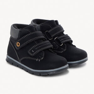 Μποτάκια με διπλές λωρίδες velcro για μωρό αγόρι 