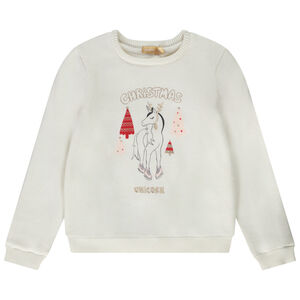 Πουλόβερ χριστουγεννιάτικο πλεκτό για κορίτσι 