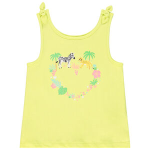 Αμάνικο μπλουζάκι σχέδιο για bebe κορίτσι 