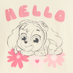 T-shirt à manches longues pour bébé fille avec motif Stella Pat'Patrouille. 