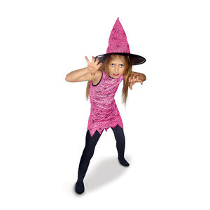 Κοστούμι Μάγισσας Μέγεθος L - Ροζ 