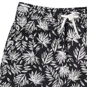 Βερμούδα βαμβακερή με σχέδιο φύλλα για αγόρι 