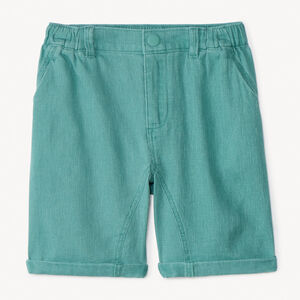 Μονοχρωμο βερμούδα από καμβά για αγόρια 