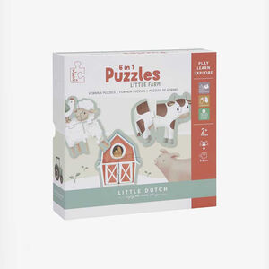 Παζλ 6 Σε 1 Little Farm Fsc 