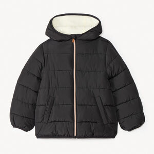 Ντουζόν καπιτονέ και φοδραρισμένο με μικροπόλαρ για κορίτσι 