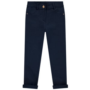 Παντελόνι μονόχρωμο από φούτερ για κορίτσι 