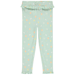 Μακρύ σλιπ με βολάν και φαντεζί σχέδιο για bebe κορίτσι 