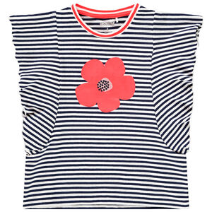 T-shirt με βολάν στα μανίκια για κορίτσι Main T-shirt με βολάν στα μανίκια για κορίτσι