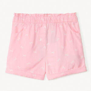 Σορτς από φαντεζιέρικο σατέν για κορίτσι μωρού 