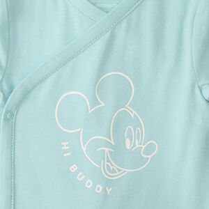 Σετ από 3 μπλούζες με κοντά μανίκια Mickey Disney για αγόρια βρέφη (διαφορετικοί τύποι ανοίγματος ανάλογα με την ηλικία) 