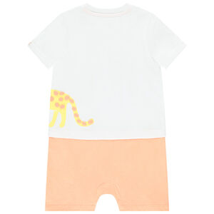 Σετ από 2 κοντές φόρμες με εφέ 2 σε 1 για μωρό αγόρι 