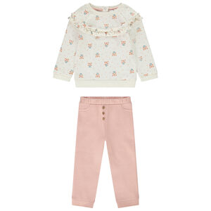 Σετ 2 τεμαχίων με φαντεζί σχέδιο για bebe κορίτσι 