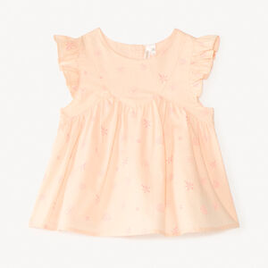 Τουνίκ με κοντά μανίκια με εκτύπωση κοχυλιών για κορίτσι μωρού 