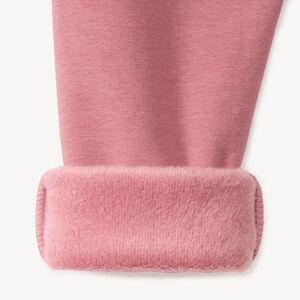 Παντελόνι φόρμας από molleton μονόχρωμο για κορίτσι 