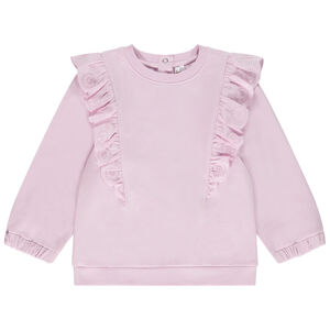 Φούτερ με βολάν για κορίτσι bebé 