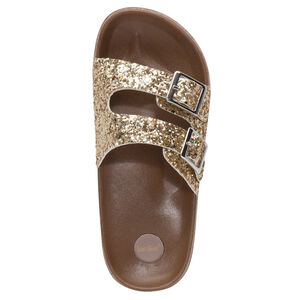 Σανδάλια με χρυσές πούλιες και λουράκια για κορίτσι 