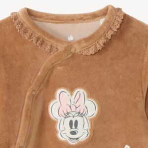 Φόρεμα βρεφικού βελούδινου υπνου Minnie Disney με λουλούδια 