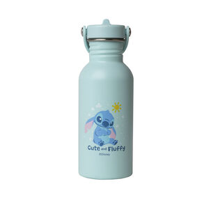 Gourde isotherme avec paille 500ml Stitch Disney bleu Main Gourde isotherme avec paille 500ml Stitch Disney bleu