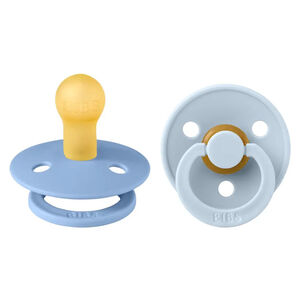 Bibs Πιπιλες Colour Round-2 Pack Sky Blue/Baby Blue No1 