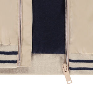 Coupe-vent uni en ripstop doublé pour garçon 