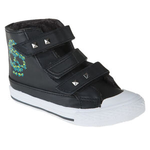 Baskets montantes fourrées à scratchs 