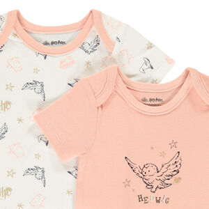 Σετ από 2 bodies κοντομάνικα Harry Potter για bebe κορίτσι 