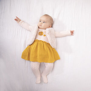 Μακρυμάνικο φόρεμα εφέ 2 σε 1  