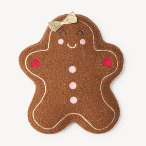 Θήκη πιτζάμας sherpa με σχέδιο gingerbread κορίτσι Christmas Time 