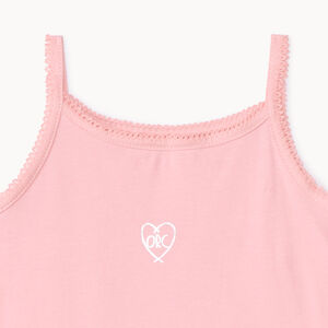 Σετ 3 αμάνικα μπλουζάκια jersey με φαντεζί σχέδια για κορίτσι 