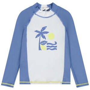 T-shirt μακρυμάνικο anti-UV με print palmier για αγόρι 